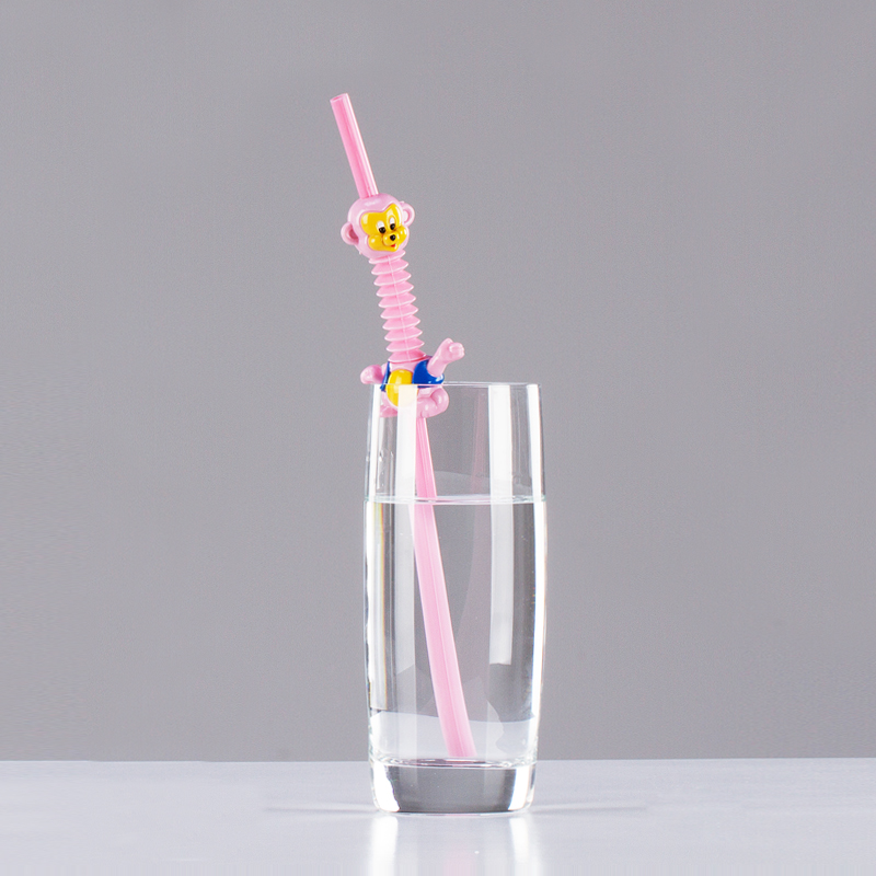 Disposable Black Plastic Drinking Straws 3*150mm