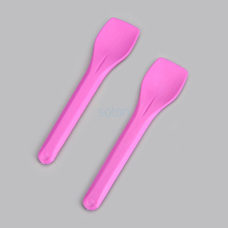 4'' Biodegradable cPLA Ice Cream Spoon