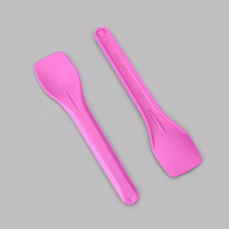 4'' Biodegradable cPLA Ice Cream Spoon