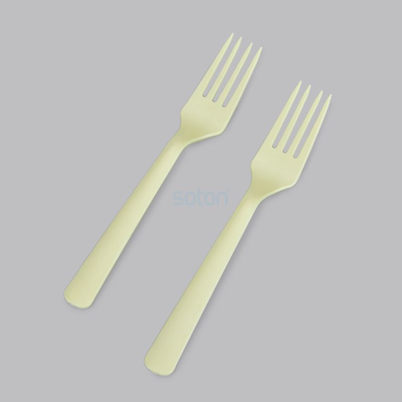 Compostable cPLA Cutlery PP Bag With Paper Card