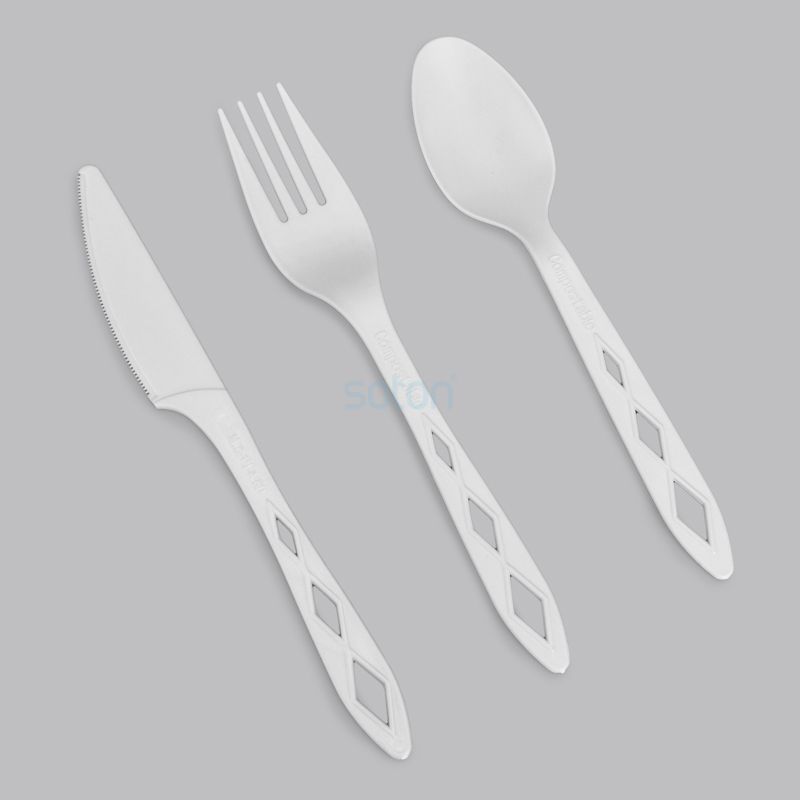 Disposable biodegradable cutlery