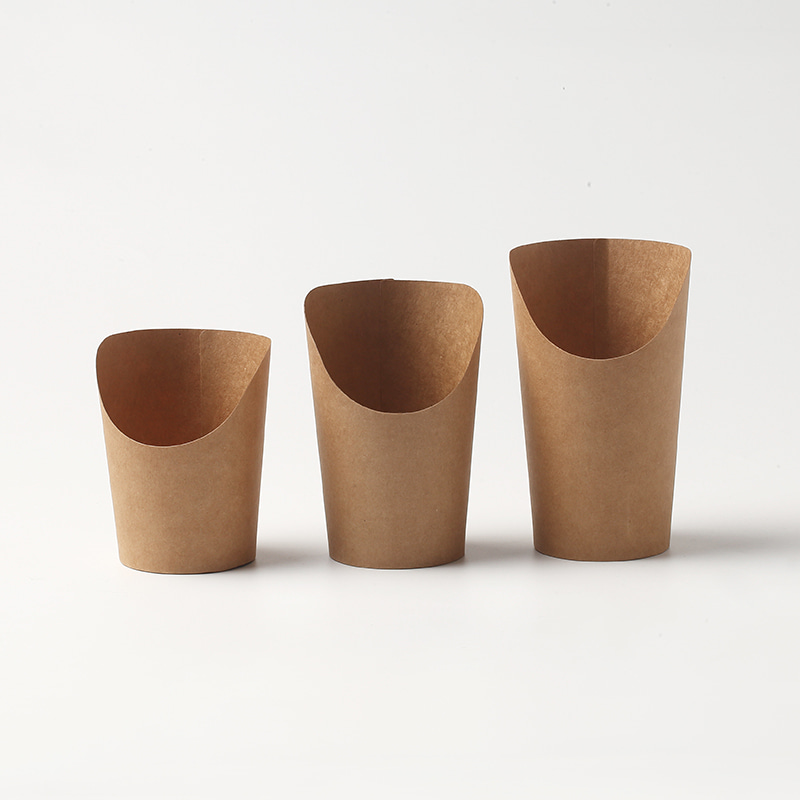 Natural Kraft Open Wrap Cup