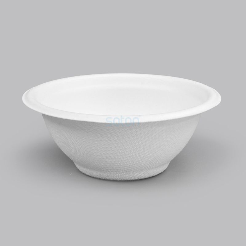 Disposable Biodegradable Sugarcane Bagasse Bowl 16oz