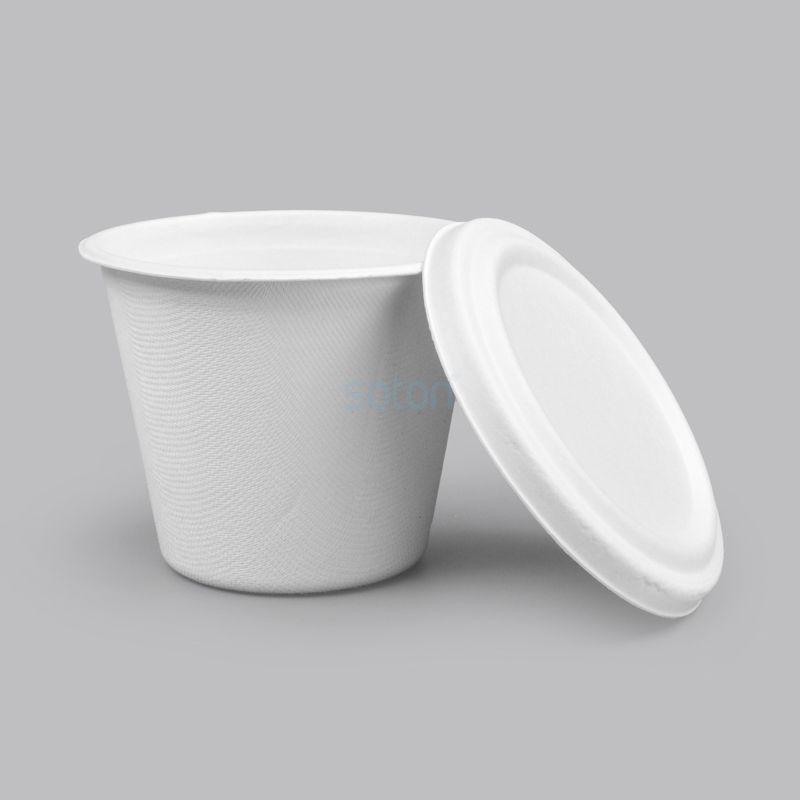 Disposable Biodegradable Sugarcane Bagasse Cup 8oz/12oz/16oz