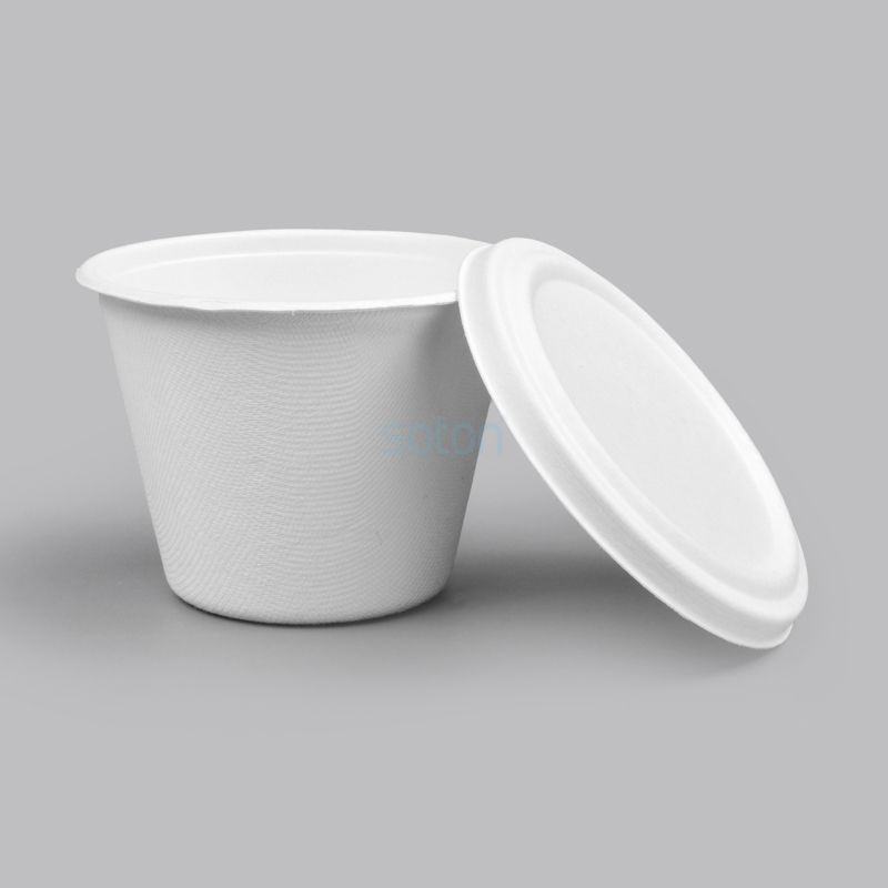 Disposable Biodegradable Sugarcane Bagasse Cup 8oz/12oz/16oz