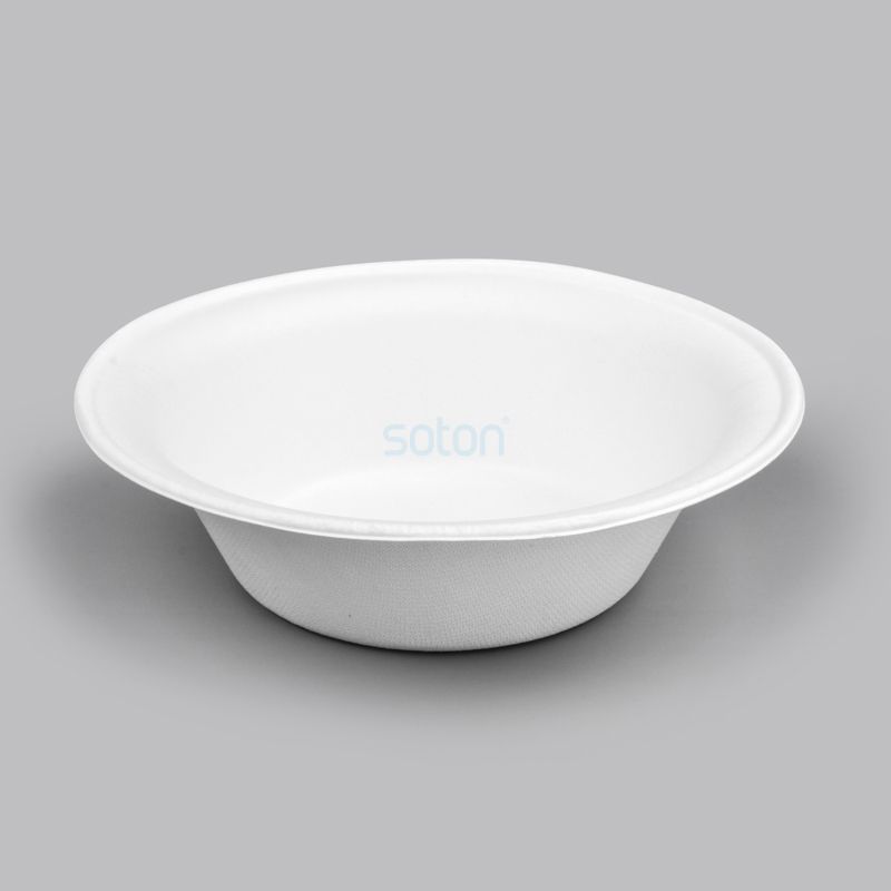 Disposable Biodegradable Sugarcane Bagasse Bowl 32oz