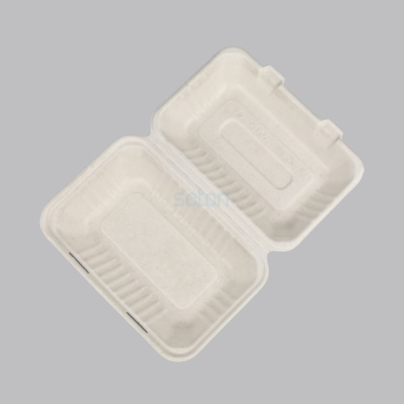 Natural Eco Friendly Disposable Wheat Straws Kraft Box Packaging