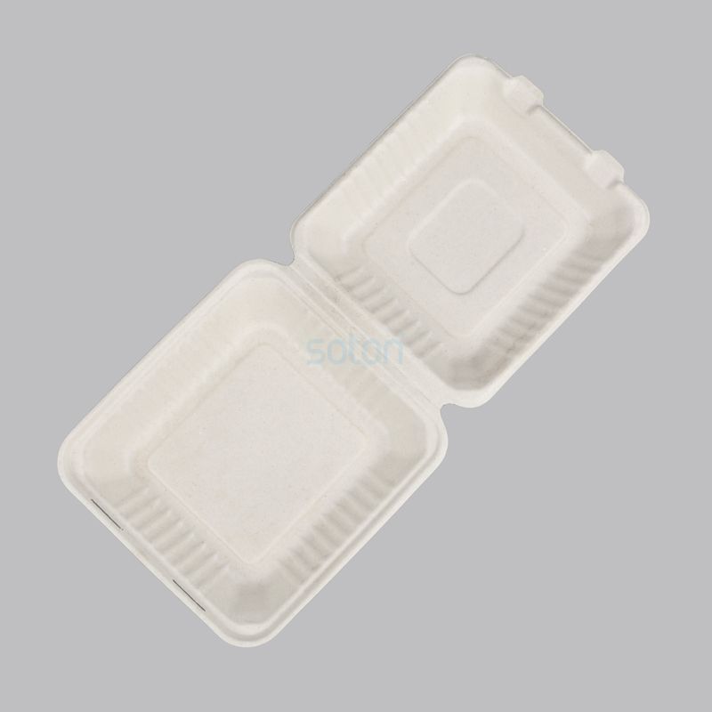 Natural Eco Friendly Disposable Wheat Straws Kraft Box Packaging