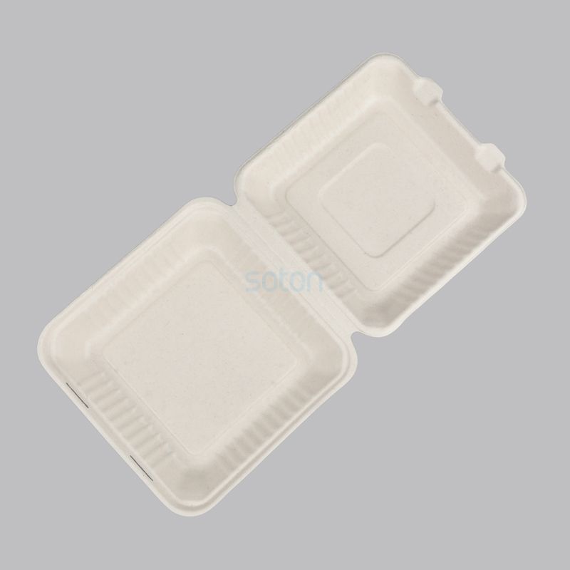 Natural Eco Friendly Disposable Wheat Straws Kraft Box Packaging