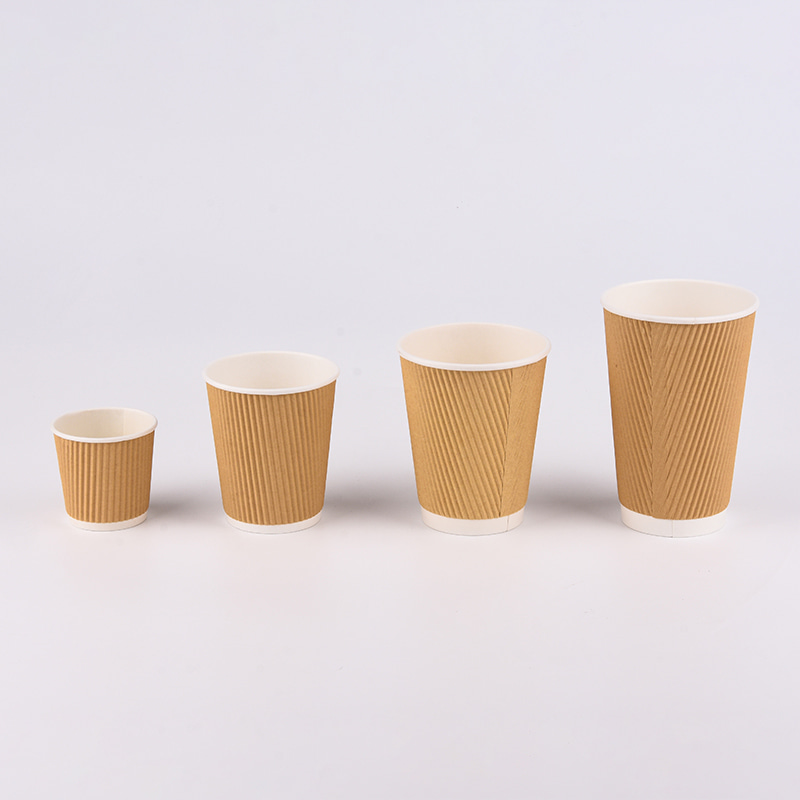 Disposable Kraft Single Wall Paper Cup 2oz/7oz/9oz/12oz/16oz