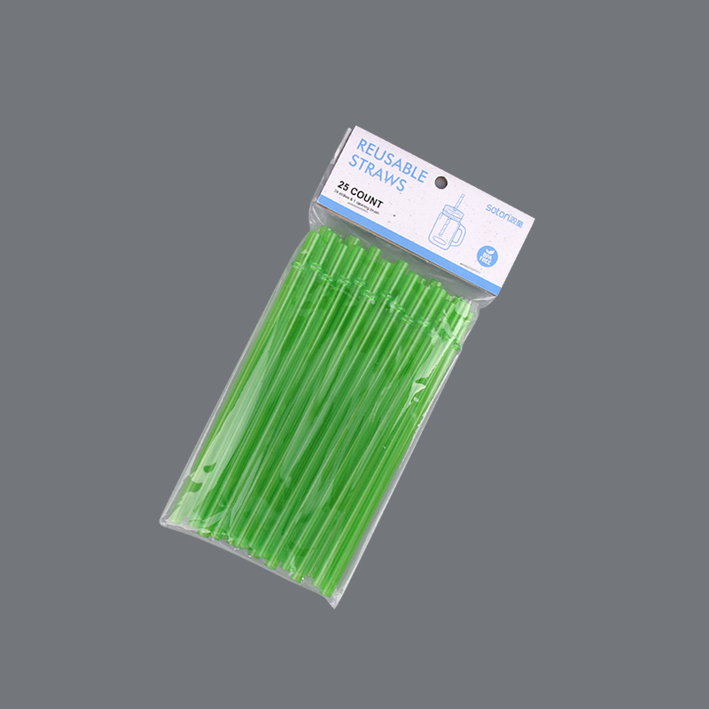 Resuable PP Drinking Straws OPP Bag Packaing