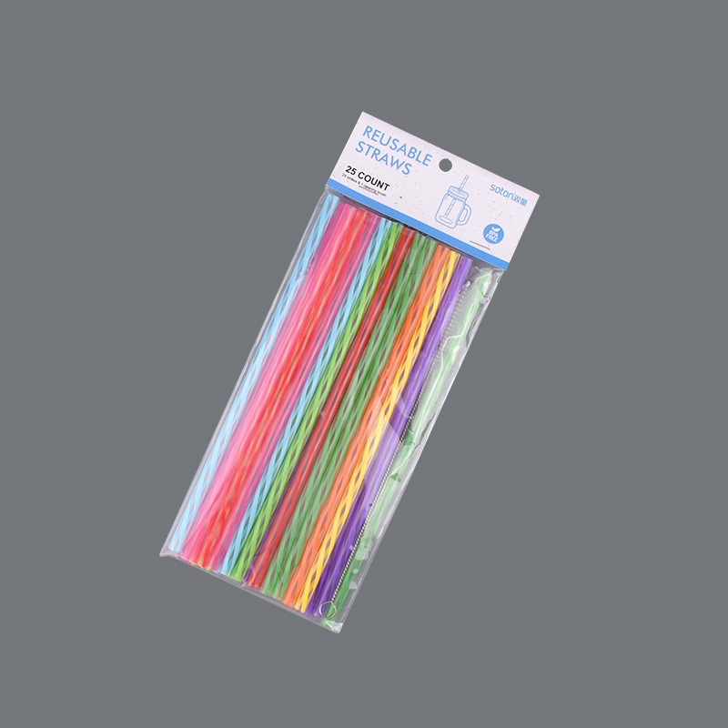 Resuable PP Drinking Straws OPP Bag Packaing