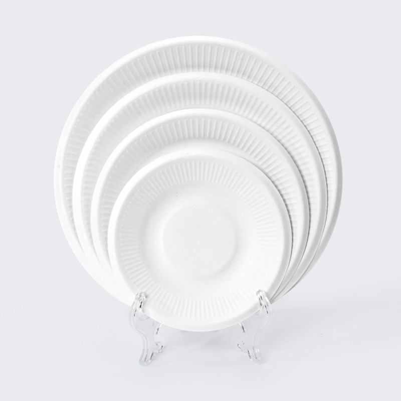 Disposable Biodegradable Sugarcane Bagasse Dish 5''/6''/7''/8''